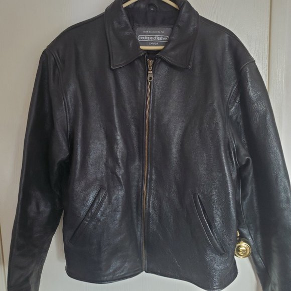 Men's Boutique of Leathers Black Leather Jacket - Picture 6 of 11